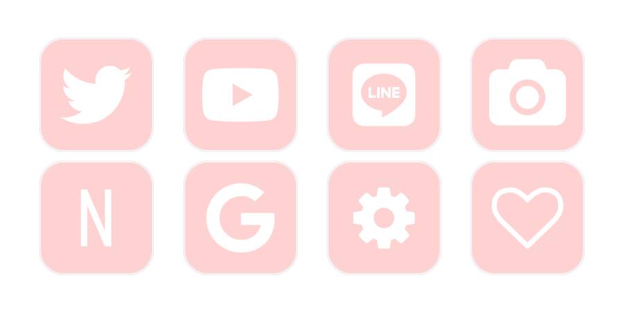 Pink App Icon Pack[wasob0Cka8oOrfe8jwki]
