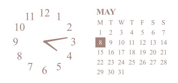 clock and calendar Saat Widget ideyaları[umqUCljVK14pNqMp1laT]