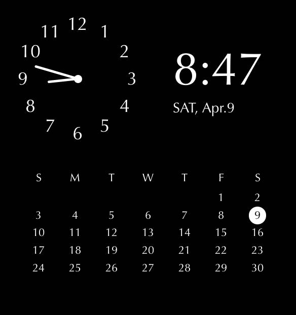 Clock Widget ideas[XEImSt3WpckJcSzlBHT3]