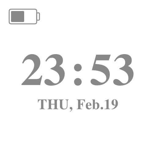 Simple Time Widget ideas[VAKEULTxj8CfC7TJxlUj]