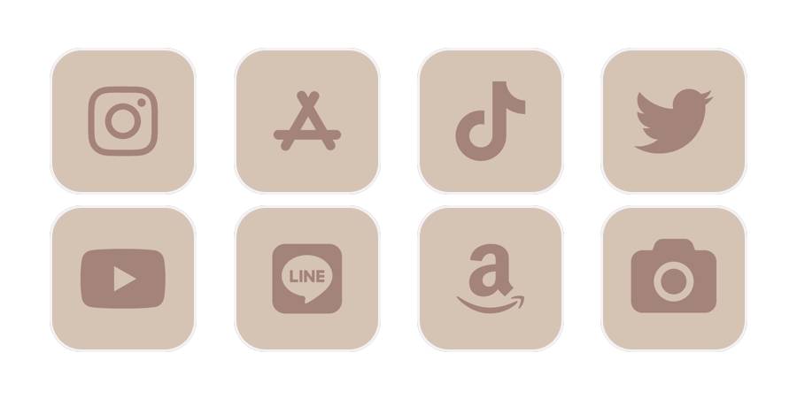 ブラウン Paquete de iconos de aplicaciones[SXKUew3nNlPbiUSSTvzS]