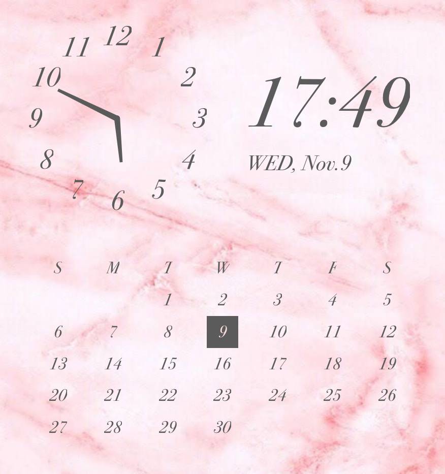 calendar Ceas Idei de widgeturi[e4qtnBWMKonvfkXTcAeR]