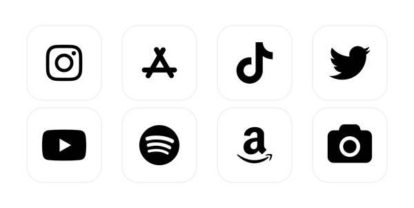 Simple White <3 App Icon Pack[DlXGNMA5Sgk9DKBxORWG]