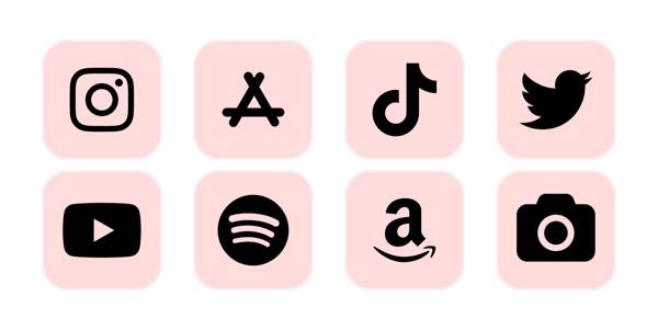 Pink Icons App-Symbolpaket[p4iMMkhPX4a6h7Qcfjn8]