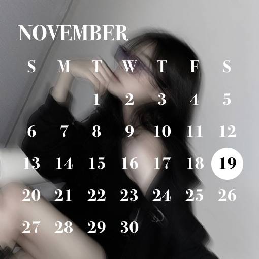 黒 Calendar Widget ideas[YaOsQ9cdaKVKZZOHqYlz]