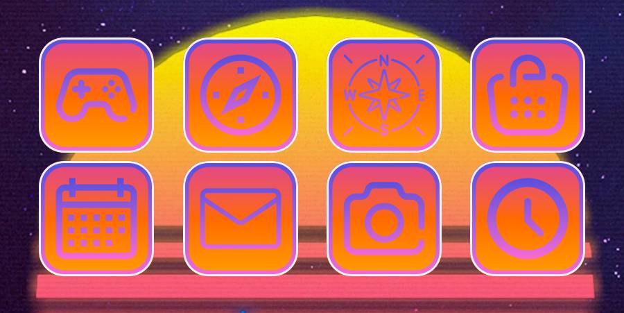 Sunset App Icon Pack[wjCUuK1seUSX2RBYeDPd]