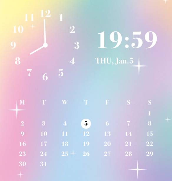 calendar Clock Widget ideas[A5HSbEU84imi7qlfe8UH]