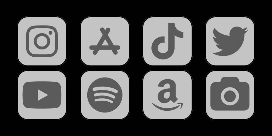 simple grayPaquete de iconos de aplicaciones[mlsqk65bjlaTJcebcueD]