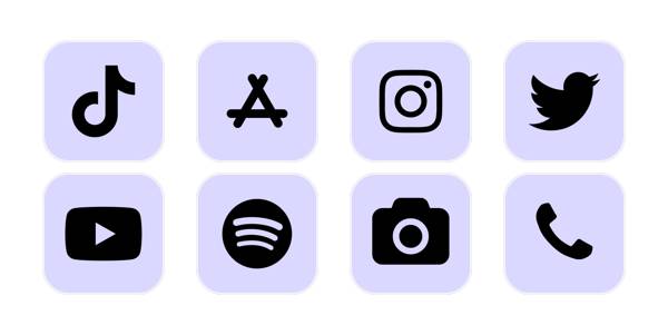 purple App Icon Pack[TQmaJm45lMKsL8BCAXvT]