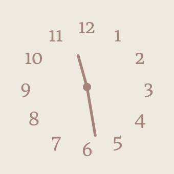 シンプル Clock Widget ideas[2AtNE3kJIYaZerpX4utC]