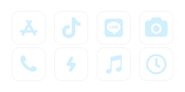 水色 App Icon Pack[wRCoiYhUcDGr0YwJRQpq]