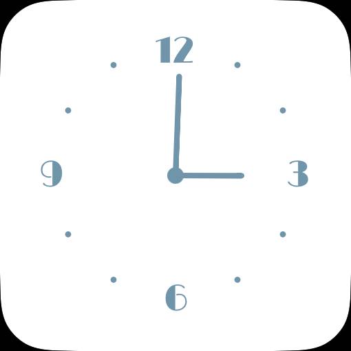 Simple Clock Widget ideas[a46r1DWYBj7HmzRpNtSS]