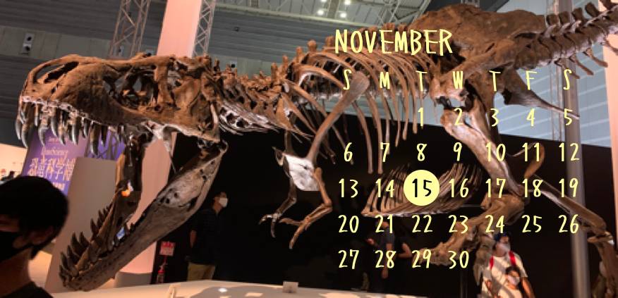恐竜 Calendario Ideas de widgets[Tzi3FpbtXrXH2PP1GQ6x]