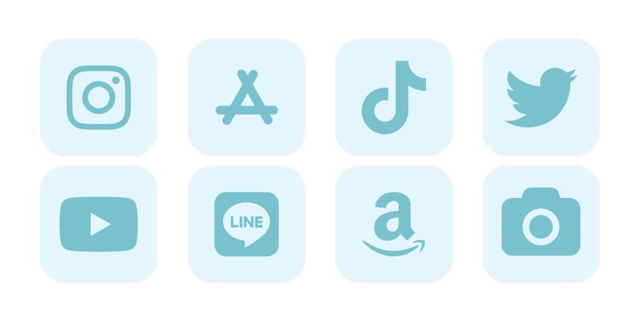 アイコン　blue Пакет с икони на приложения[L7mFGtkXUjDqNrREnrkn]