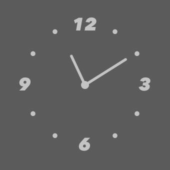 黒っぽい時計 Uhr Widget-Ideen[vhNaIFuCGzWTfXPo9EBm]