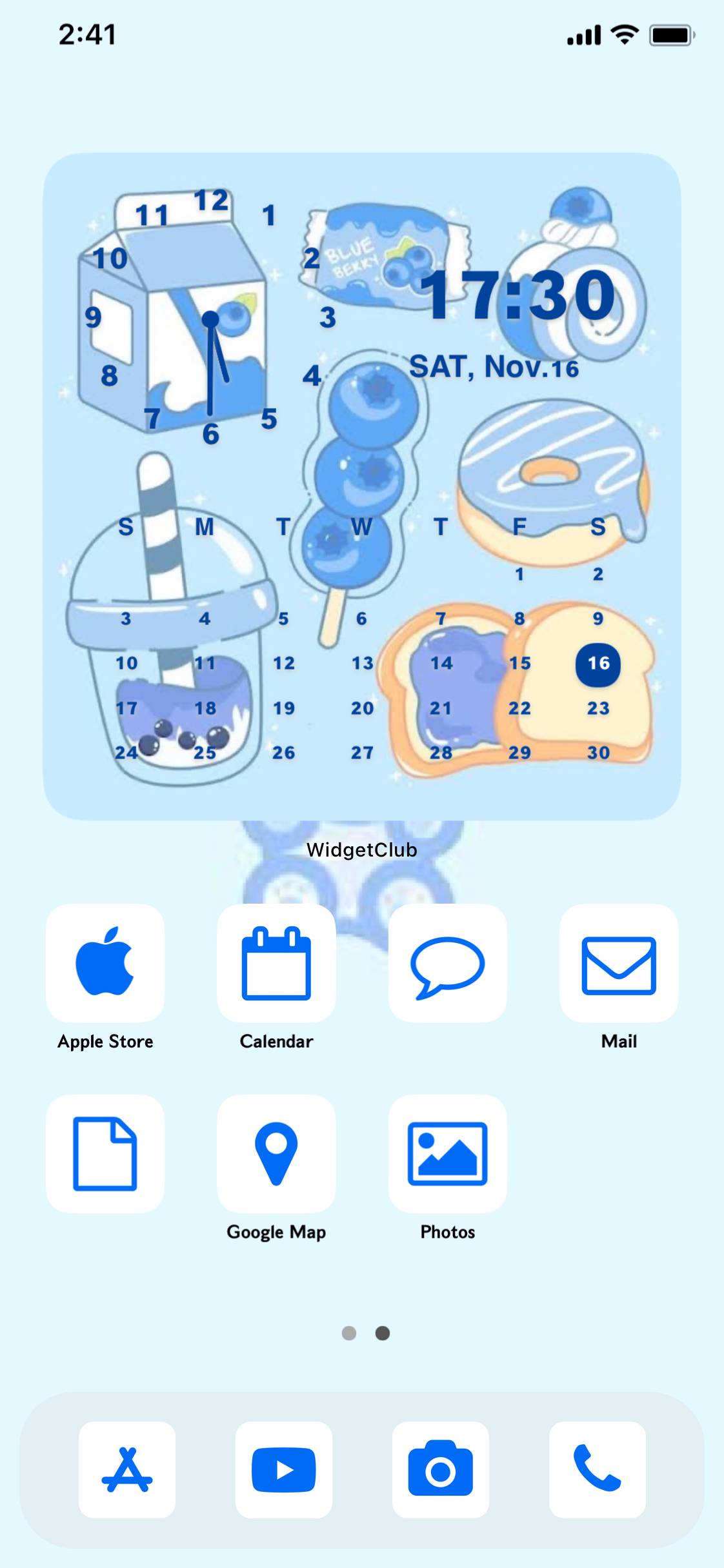 Blue ThemeIdeias para tela inicial[CvlGMIhCCuzmY7QYgySE]