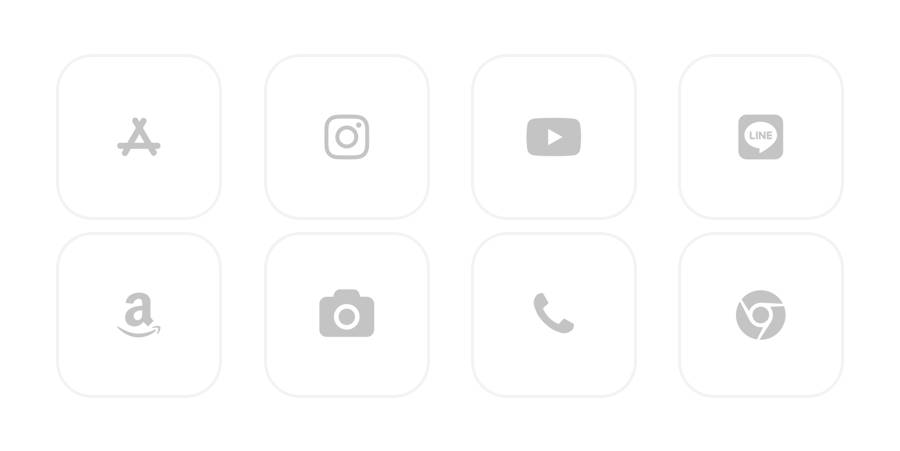 Gray App Icon Pack[m4mJia5vPl0jkFU8CsfW]