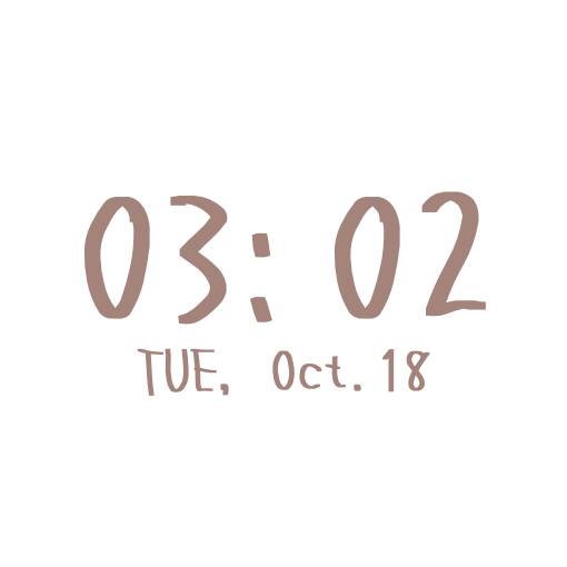 時計 Time Widget ideas[pJ4tO7dk10KF4XQ2jLFQ]