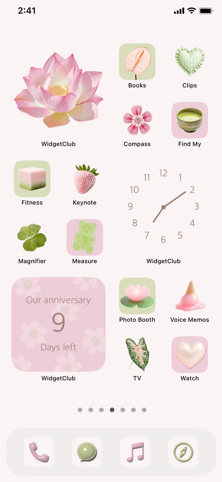 pink × pastel green template主屏幕創意[ZIDcOGX4HSsmajs0MQQU]
