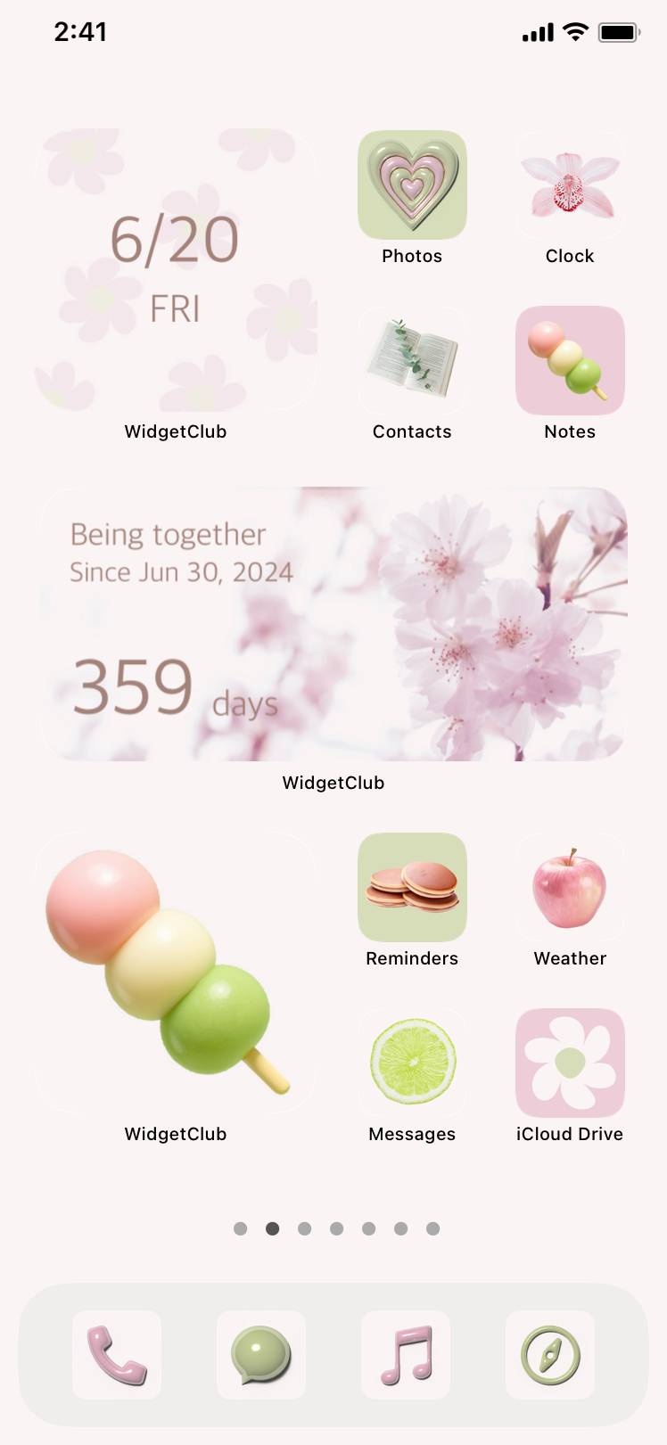 pink × pastel green template主屏幕創意[ZIDcOGX4HSsmajs0MQQU]