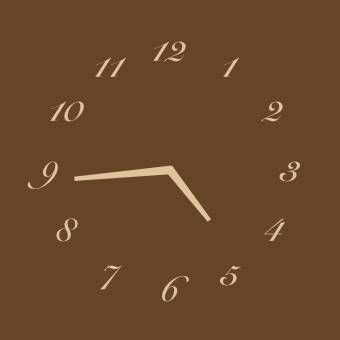 Brown Clock Widget ideas[templates_9gEqAti6a6SdGLQYfarB_58B7DD77-5775-49B7-88EB-F9412BB9800F]