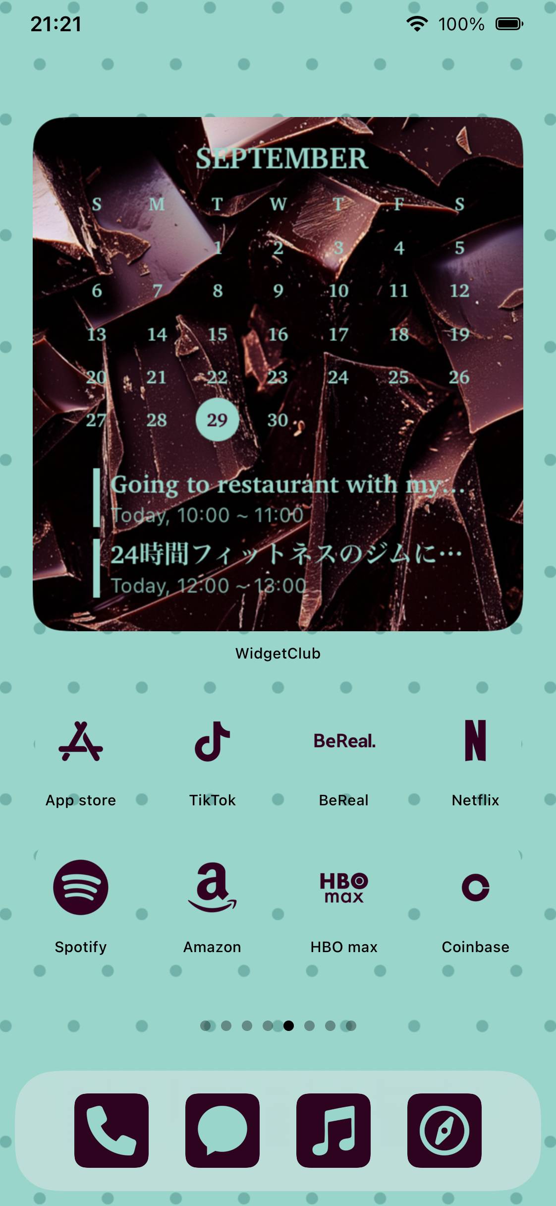 Mint Choco templatePomysły na ekran główny[J2M6VgmsACQsvZlK3ViR]