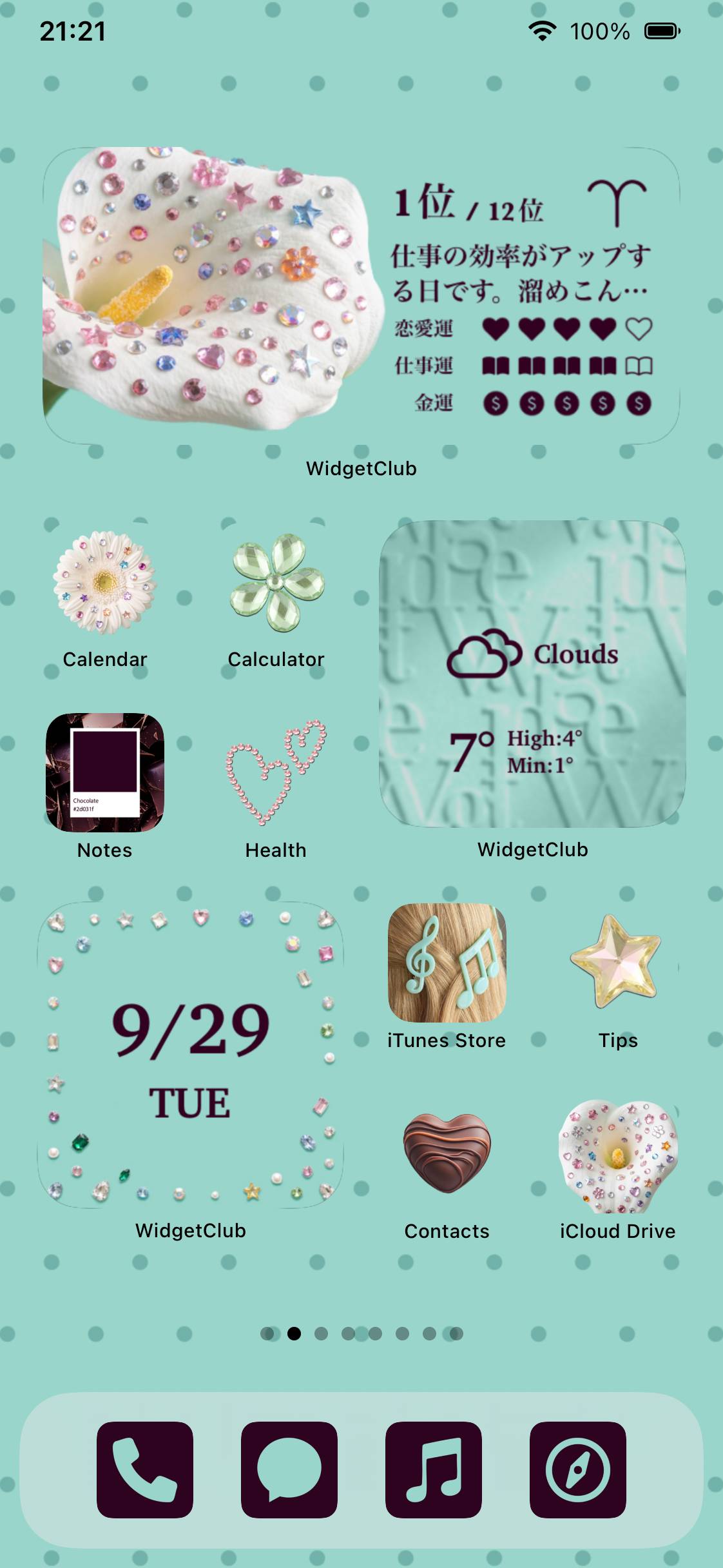 Mint Choco templatePomysły na ekran główny[J2M6VgmsACQsvZlK3ViR]