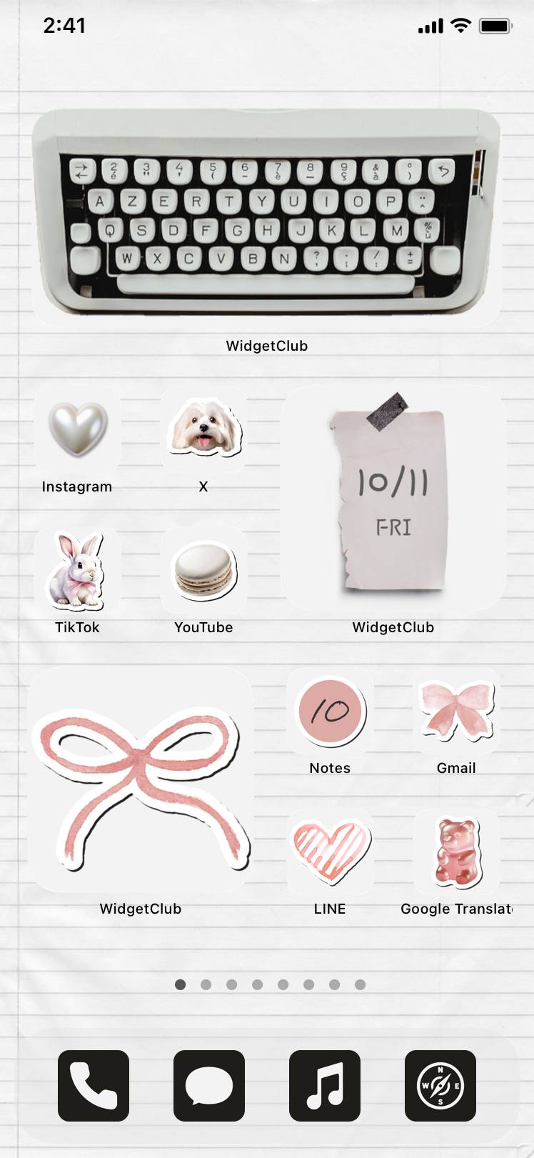 My notebook decorated with stickers♡רעיונות למסך הבית[46o1wi8Zu60Pqm0tyOgt]