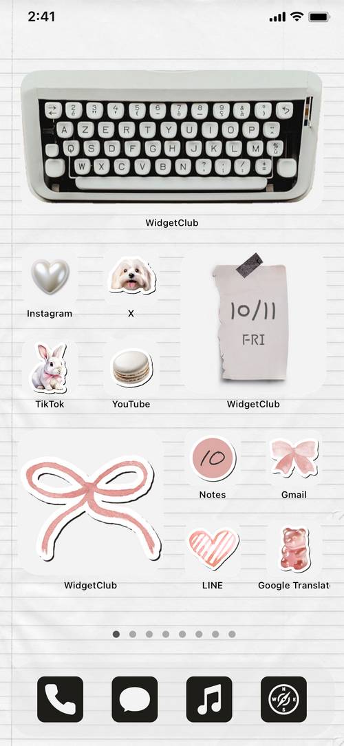 My notebook decorated with stickers♡ แนวคิดหน้าจอหลัก[46o1wi8Zu60Pqm0tyOgt]