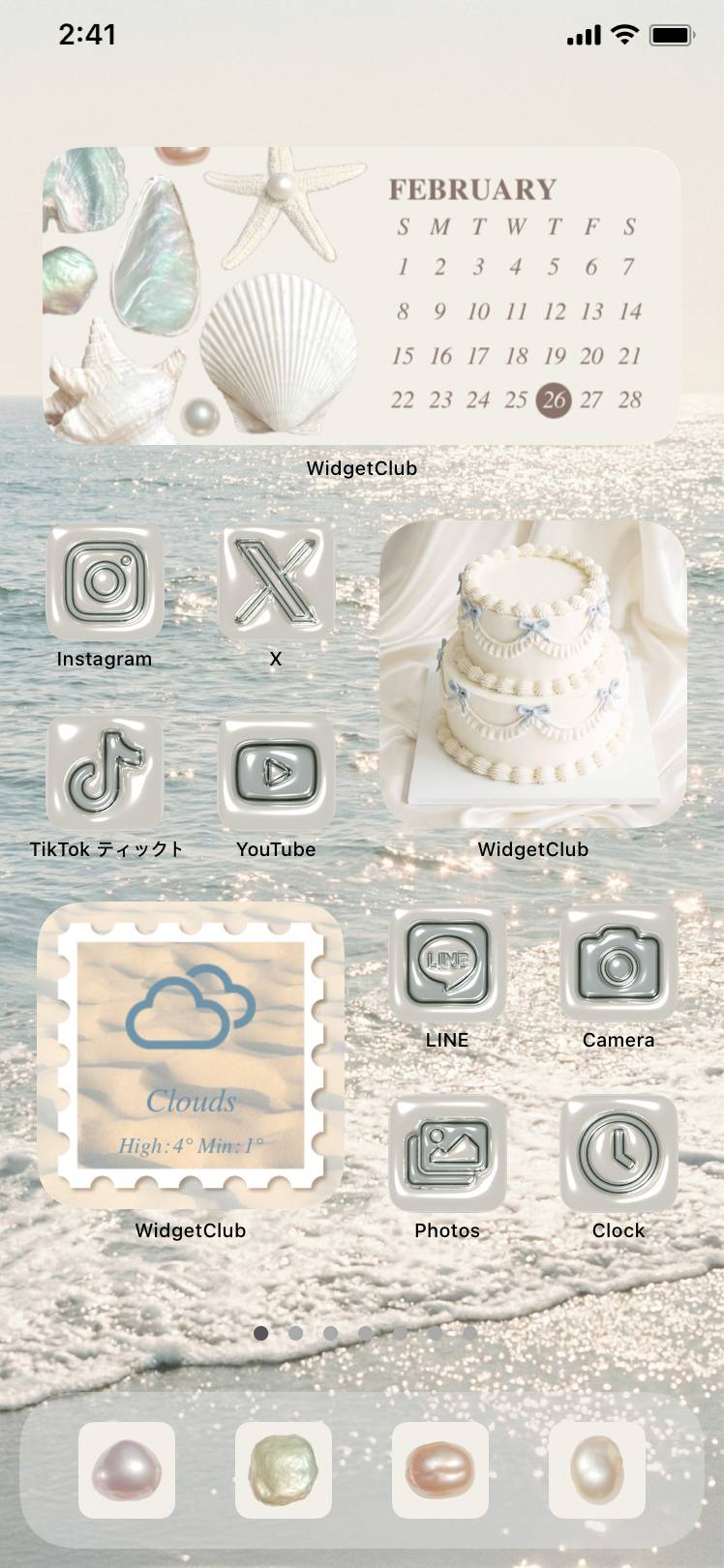 Pearl × Wedding coreHome Screen ideas[8BaYijOvJAP7smcRw7EH]