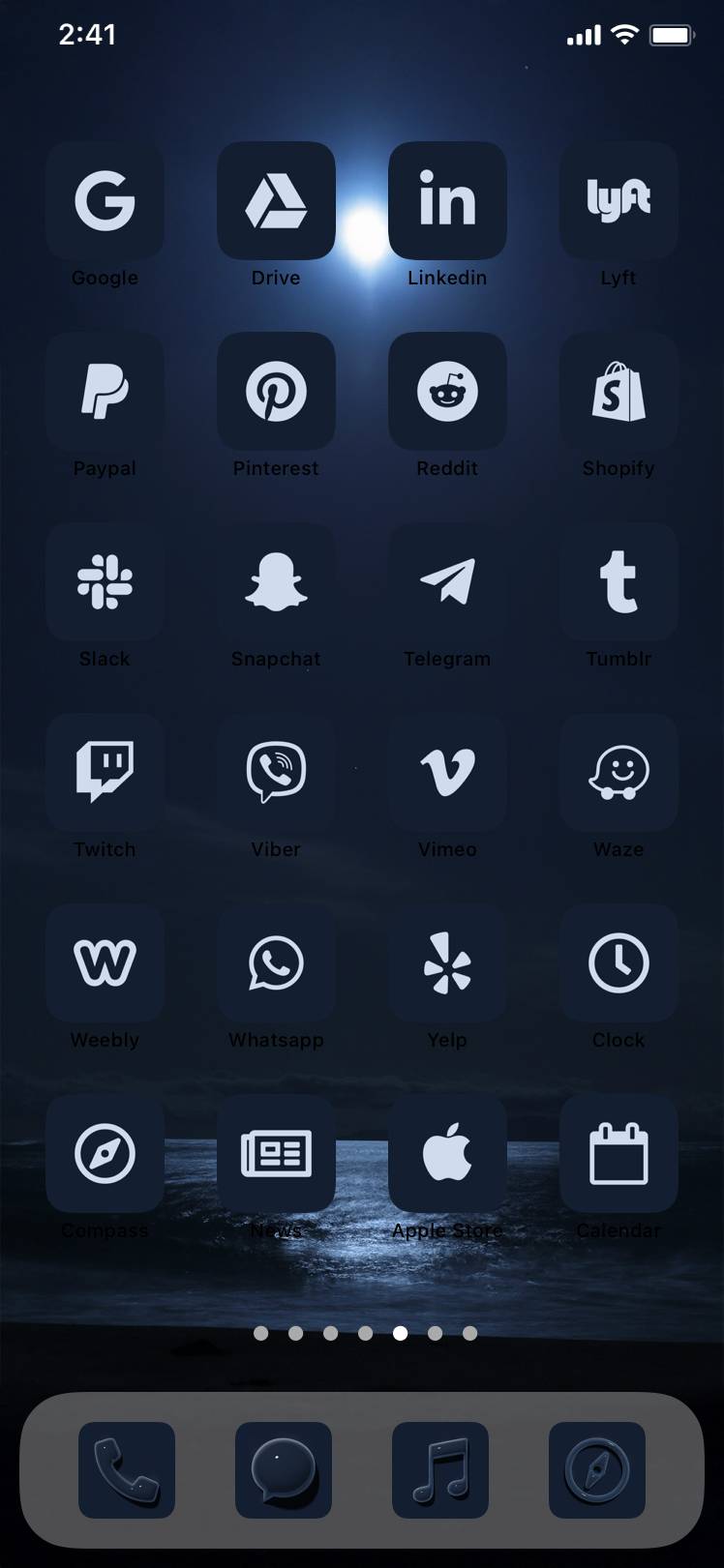Dark seaHome Screen ideas[r266ujWfijzUaKMkRdcW]