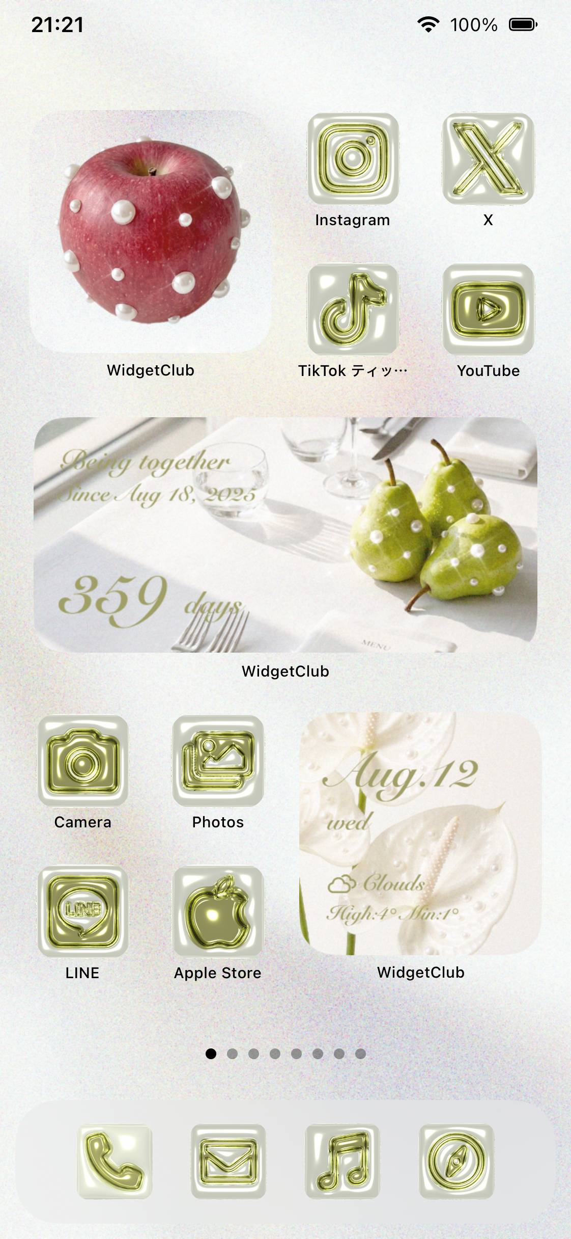 pearl fruits🍐🍎🍇Home Screen ideas[32dDnzXoadAvJCtXpnb6]