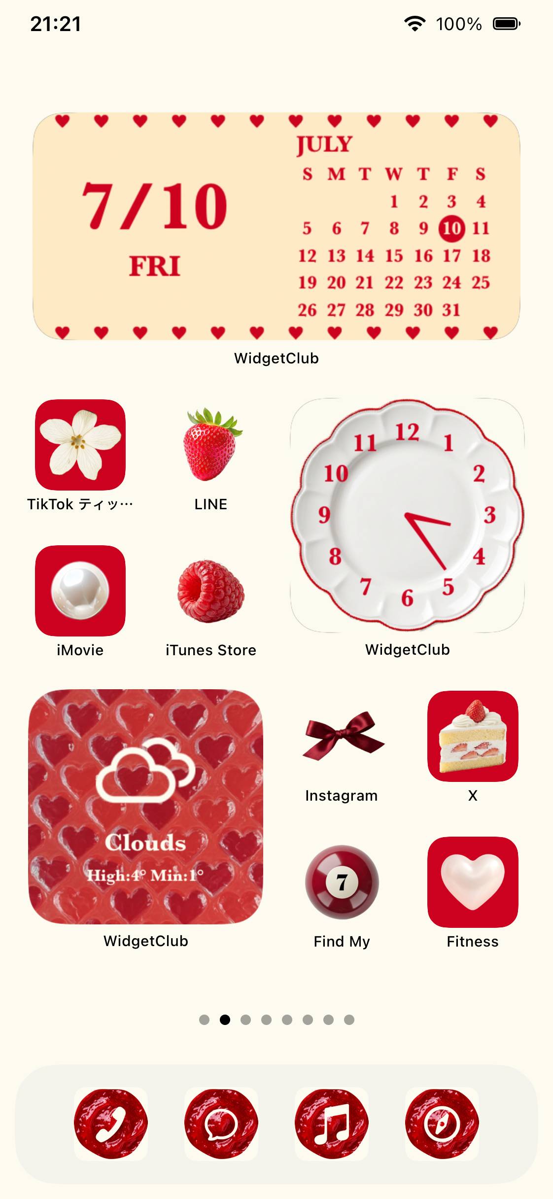 ショートケーキ🍰Home Screen ideas[obrDUuckRN6qTojinjxb]