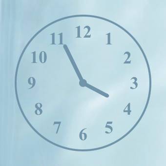 Simple Clock Widget ideas[AvqfkLXyZpWxAfftbxlI]