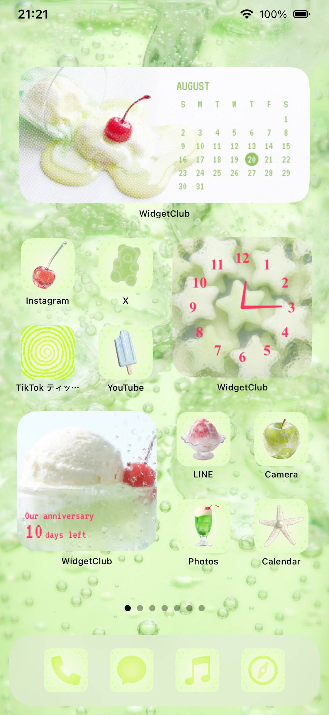 メロンソーダ🍈🍒🍨Home Screen ideas[NuJ45b2ceEVlriU2q0cV]