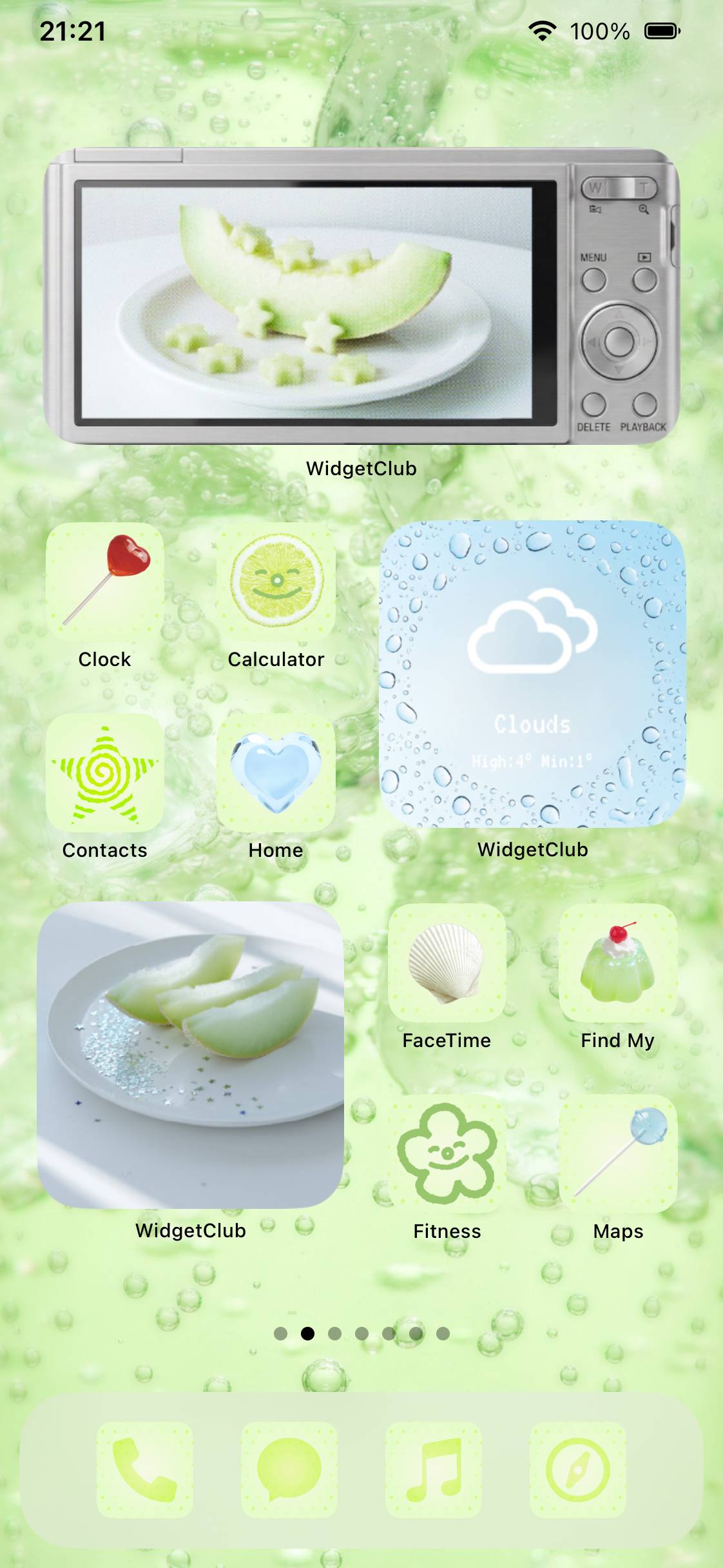 メロンソーダ🍈🍒🍨Home Screen ideas[NuJ45b2ceEVlriU2q0cV]