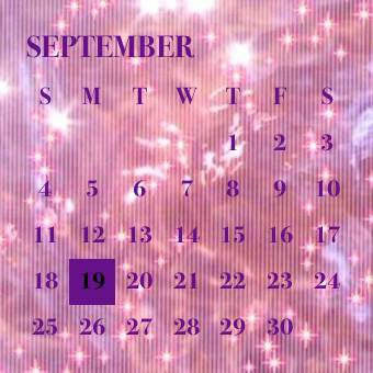 Pink neon widget Kalendar Ideje za widgete[t810yNlnCv7FAYMkEvg9]
