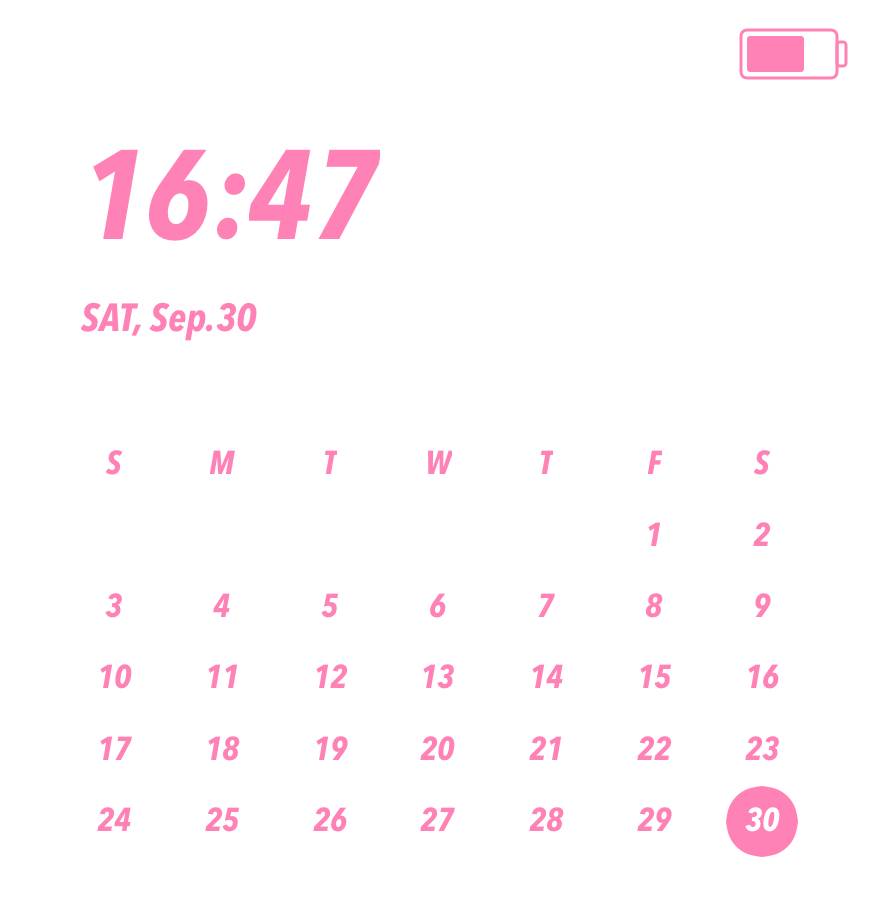 Bonito Calendario Ideas de widgets[templates_BxgISEsQCr7xmwgC5yig_5038EAC9-97C6-46F1-9753-FA1AE38B5B78]