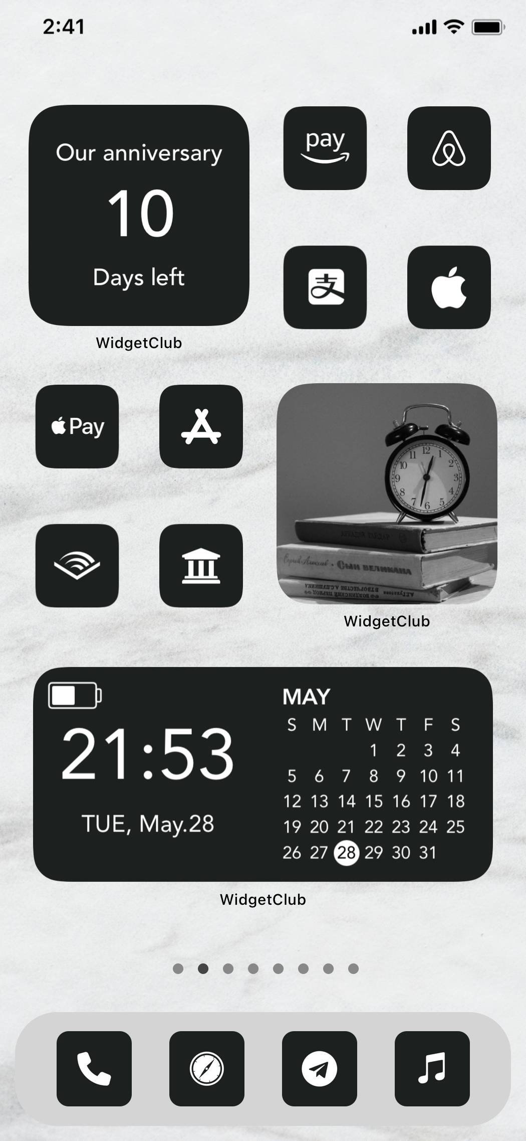 black × white simple themeსაწყისი ეკრანის იდეები[A7UUVGs5YouoGzN7JL5I]