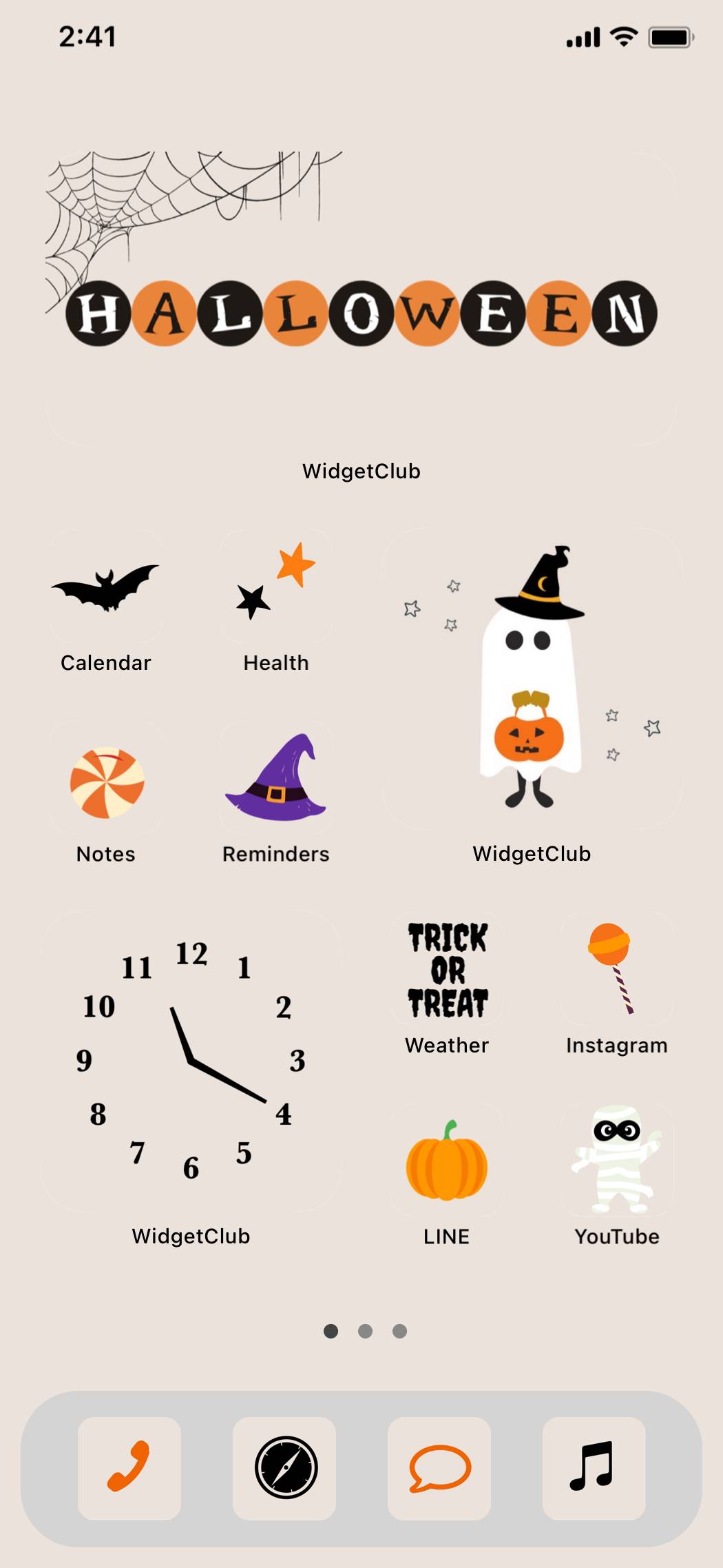 Halloween themeایده های صفحه اصلی[uwoAKxso23SxRclX7Hh7]