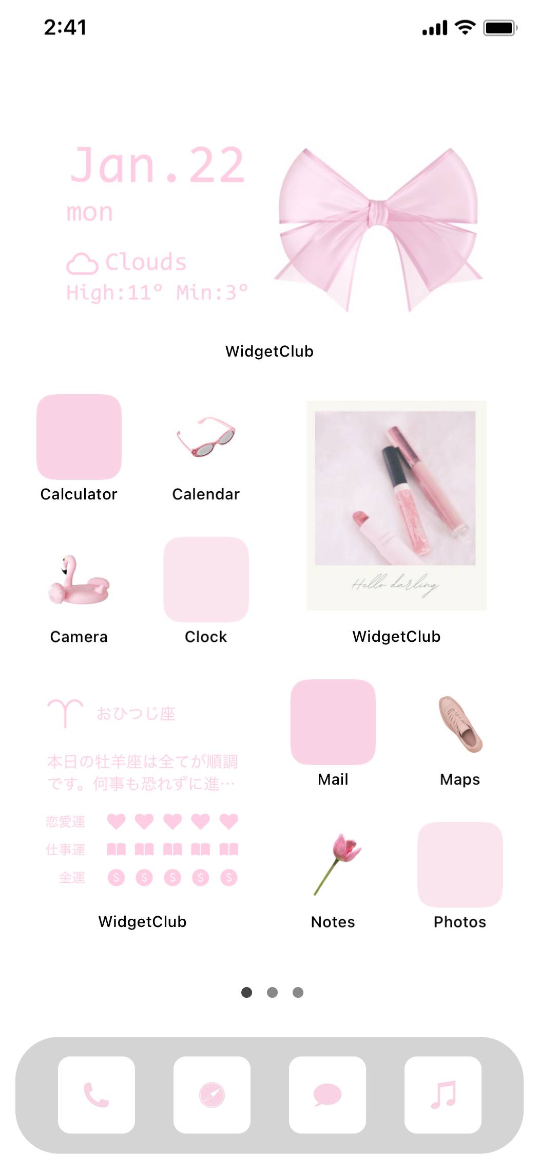 Pink french girly themeHjemmeskærmsideer[04uTXc53WiGXHNq4f9cO]