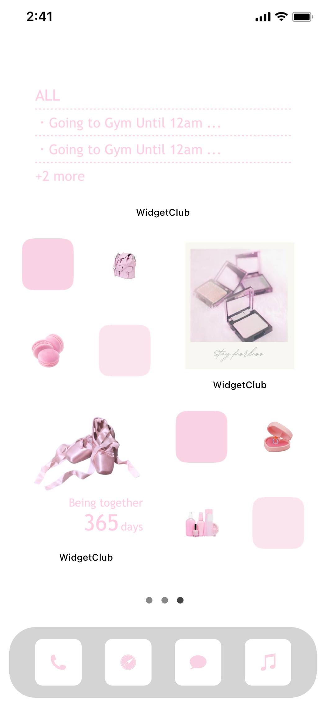 Pink french girly themeІдеї для головного екрана[04uTXc53WiGXHNq4f9cO]