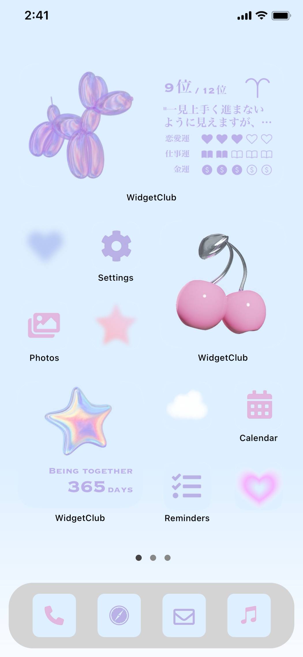 pink × blue lovely themeHome Screen ideas[l1HOGcH6ShF0rybzTYXQ]