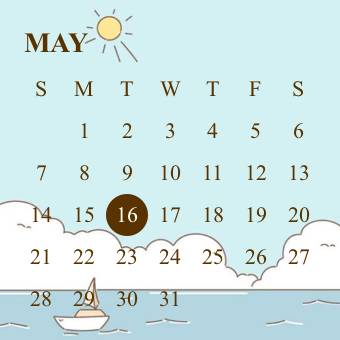 calendar カレンダー ウィジェット[eE9Ai7w652lbe2MtaueD]