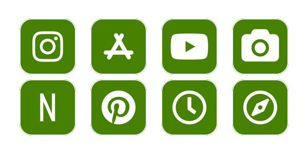 Green Pachetul de pictograme pentru aplicație[N5Be7QjRSTHMaTlAdpmn]