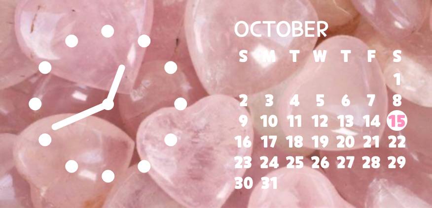 pink calendar 钟 小部件的想法[t1TF8jSsU6VSgpCskZrn]