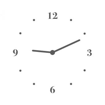 Horloge Idées de widgets[Hnx7vYQekOd2TlroN5Fk]