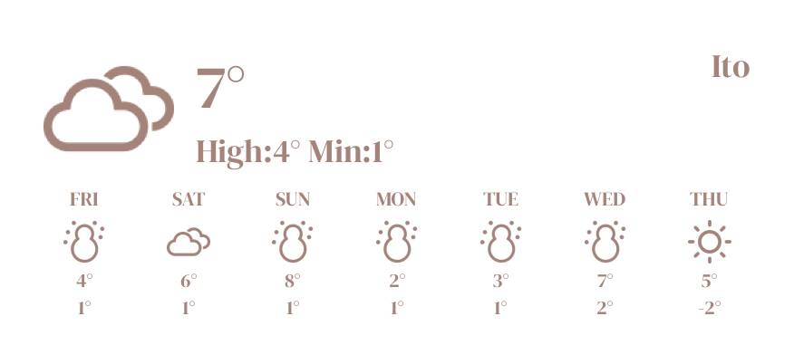 天気 สภาพอากาศ แนวคิดวิดเจ็ต[icwGAPeLYI7RGZdZo65V]