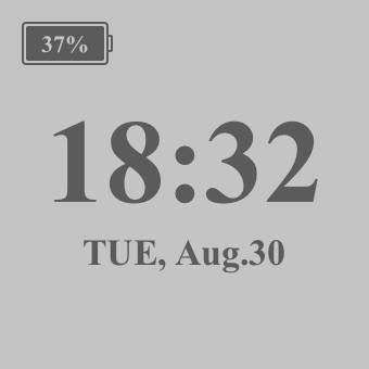 時間、充電🔋🖤 Time Widget ideas[L7EX3MIgDECfCwwpf9F5]