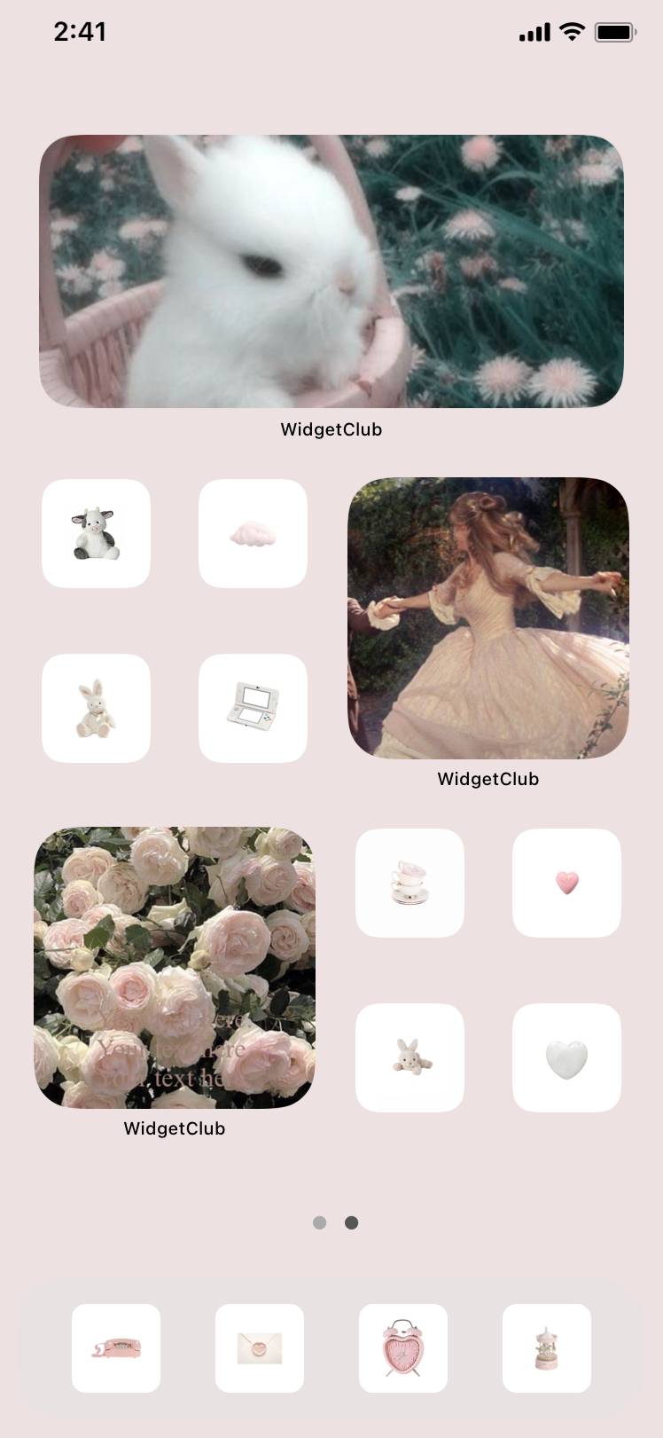 ピンク系統🎀Home Screen ideas[v995O7cWk0d3nLf56fJQ]